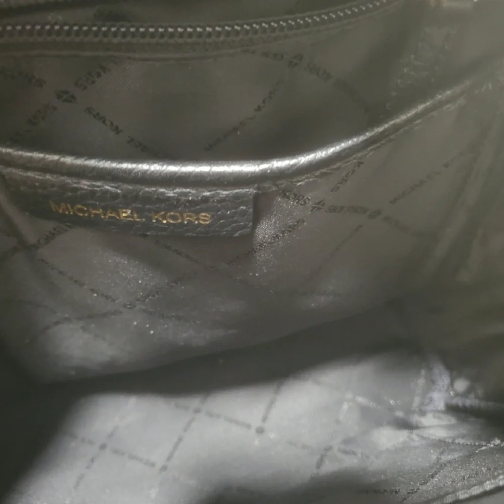 Michael Kors Medium Abbey Pebbled Leather Studded Backpack Bag